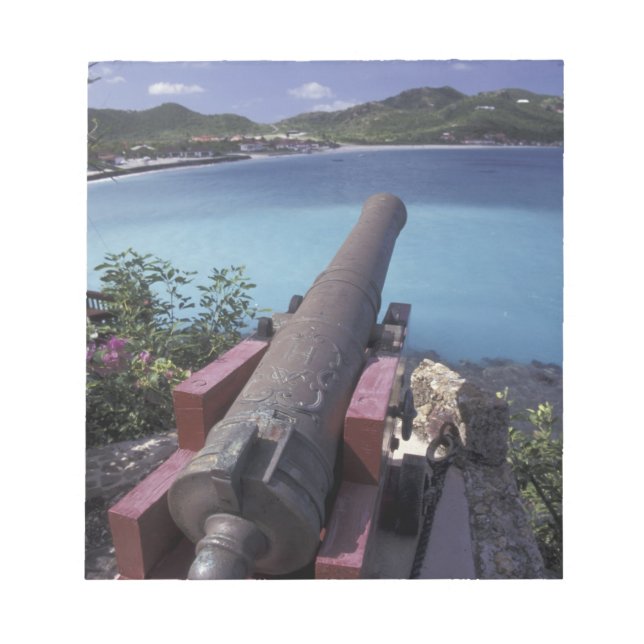 Bloco De Notas CARIBE, Rua. Barts, Connon apontando para a Baía d (Frente)