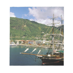 Bloco De Notas Caribe, Santa Lúcia, Soufriere. Barcos em