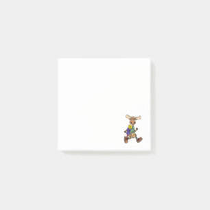 Bloco De Notas Caricatura de Hiker de Moose