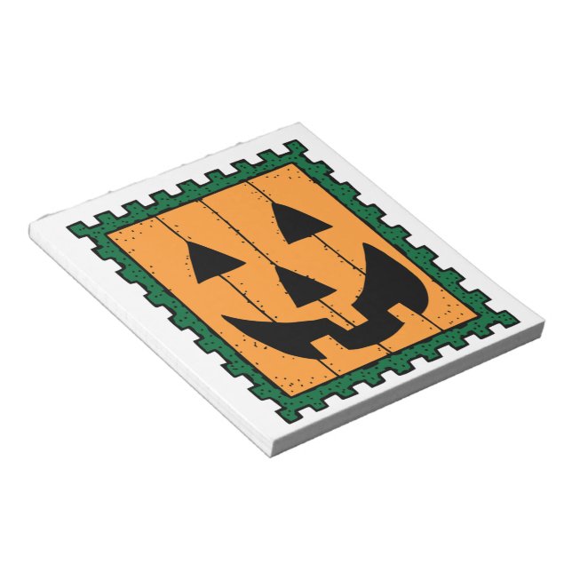 BLOCO DE NOTAS CARIMBO HALLOWEEN PUMPKIN (Inclinado)