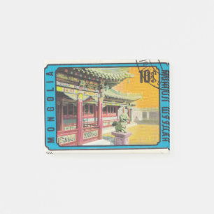 Bloco De Notas Carimbo postal Mongol Shuudan