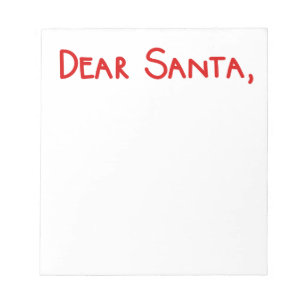 Bloco De Notas Caro Papai noel
