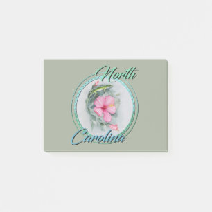 Bloco De Notas Carolina Anole & Hibiscus