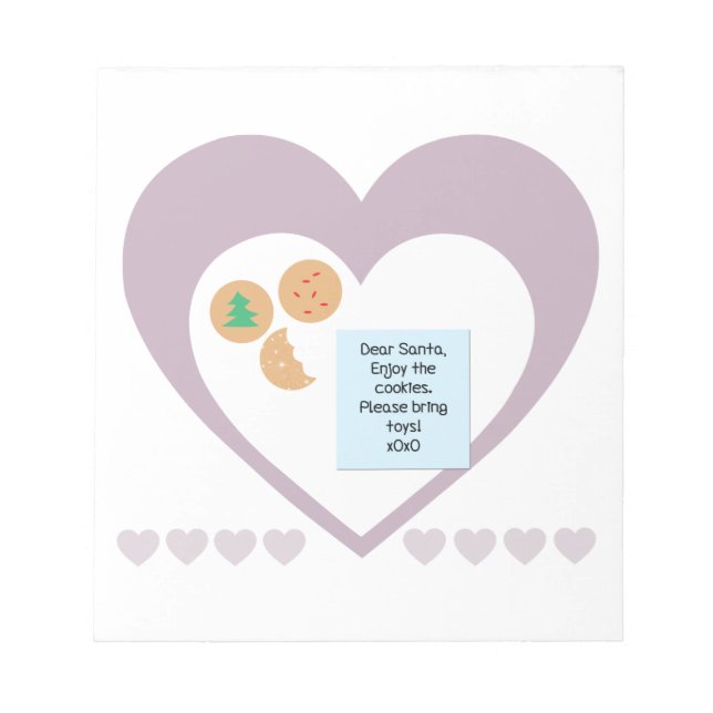 Bloco De Notas Caros Papais noeis - Traga Brinquedos (Frente)