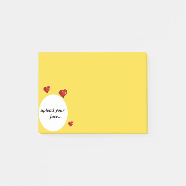 Bloco De Notas Carregar sua foto (Frente)