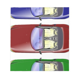 Bloco De Notas Carros coloridos