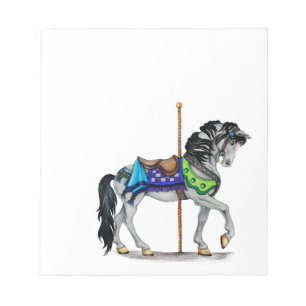 Bloco De Notas Carrossel Horse