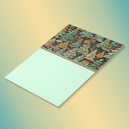 Bloco De Notas Carta de Whimsey na Floresta de Árvore de Natal