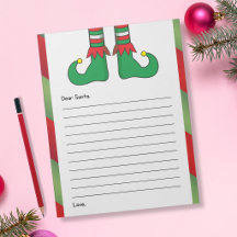 Carta para o Papai Noel - Botas de Elfo