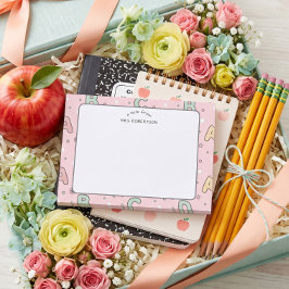 Bloco De Notas Cartas de Apreciação ao Professor Padrão