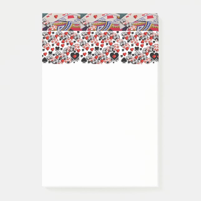 Bloco De Notas Cartas de jogar Post-it Notes (Frente)