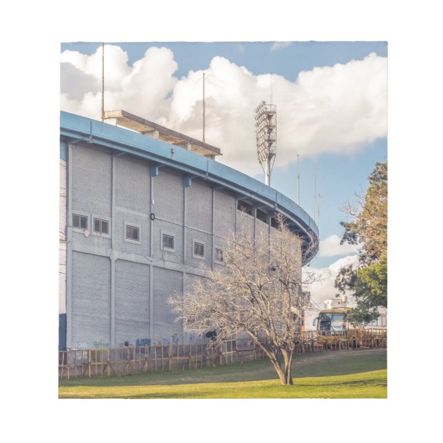 Bloco De Notas Cartaz do estádio Centenario, Montevideu - Uruguai (Frente)