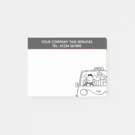 Bloco De Notas Cartografia de Serviços de Aluguer e Táxis para Pe