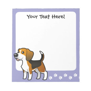 Bloco De Notas Cartoon Beagle