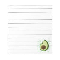 Cartoon Bonito Avocado Em Campanhe De Fundo