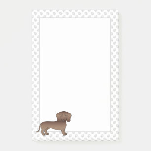 Bloco De Notas Cartoon de Cabelo Curto e Chocolate