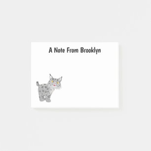 Bloco De Notas Cartoon lince lince de lince