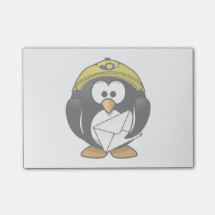 Bloco De Notas Cartum de Pássaros Pinguins