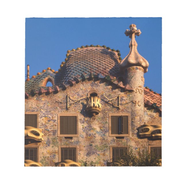 Bloco De Notas Casa Batilo, Arquitetura Gaudi, Barcelona (Frente)