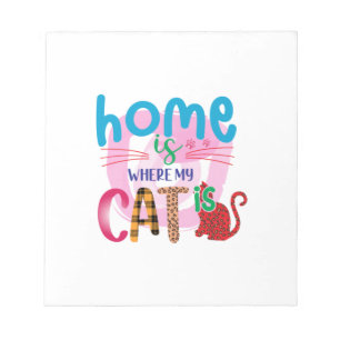 Bloco De Notas Casa De Arte Cat É Onde Meu Gato Está