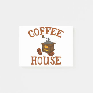 BLOCO DE NOTAS CASA DE CAFÉ