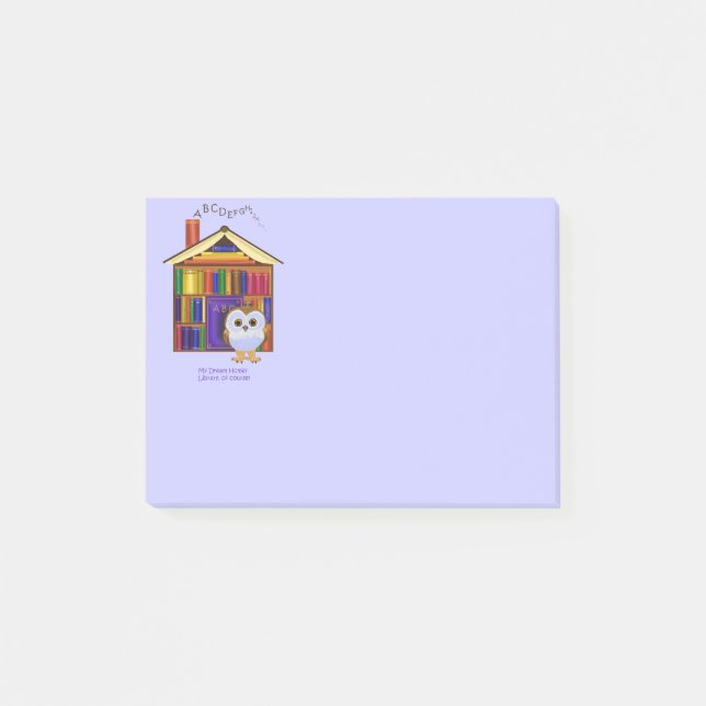 Bloco De Notas Casa ideal - biblioteca! (Frente)