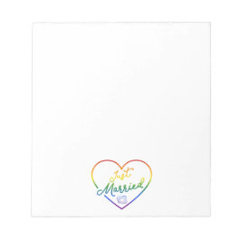 Bloco De Notas Casados III - Casamento LGBTQ