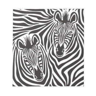Bloco De Notas Casal da zebra