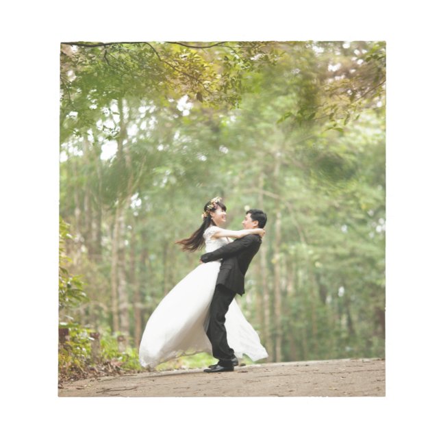 Bloco De Notas Casal de casamento (Frente)