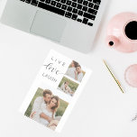 Bloco De Notas Casal de Colagem Moderna Foto e Amor ao Vivo Rir P<br><div class="desc">Casal de Colagem Moderna Foto e Amor ao Vivo Rir Presente</div>
