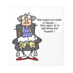 Bloco De Notas Casamento, Relâmpago, Humor Trovão