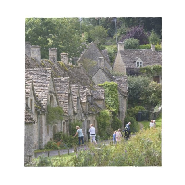 Bloco De Notas casas de pedra Cotswold na aldeia de (Frente)