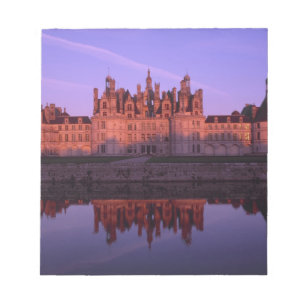 Bloco De Notas Castelo Chambord ao pôr do sol, Vale do Loire, Fra