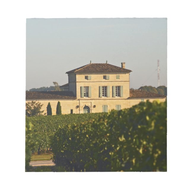 Bloco De Notas Castelo Lafleur Petrus e vinha, em Pomerol, (Frente)