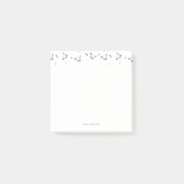 Bloco De Notas Cat Line Art Post-it Notes