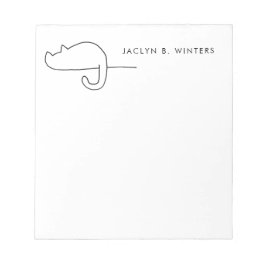 Bloco De Notas Cat Loaf | Notepad Personalizado Do Cat Lover