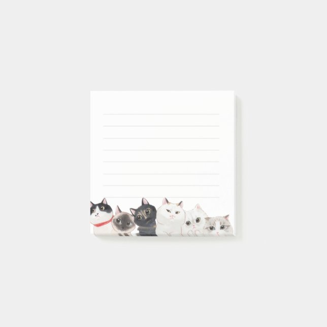 Bloco De Notas Cat Post it Note (Frente)