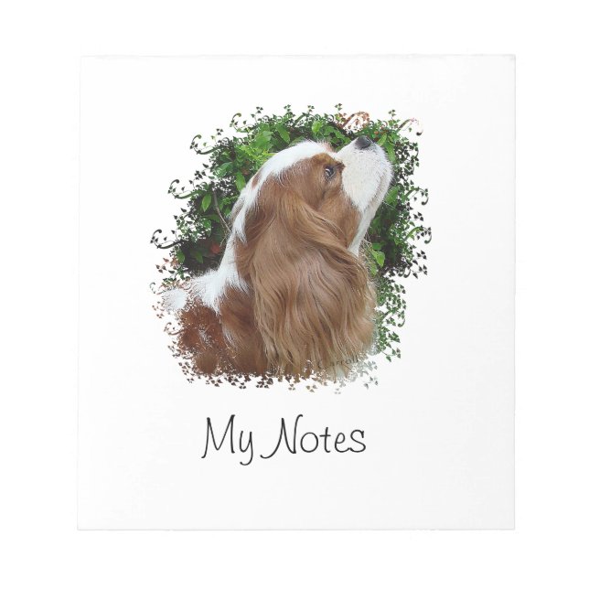 Bloco De Notas Cavalier King Charles Spaniel (Frente)