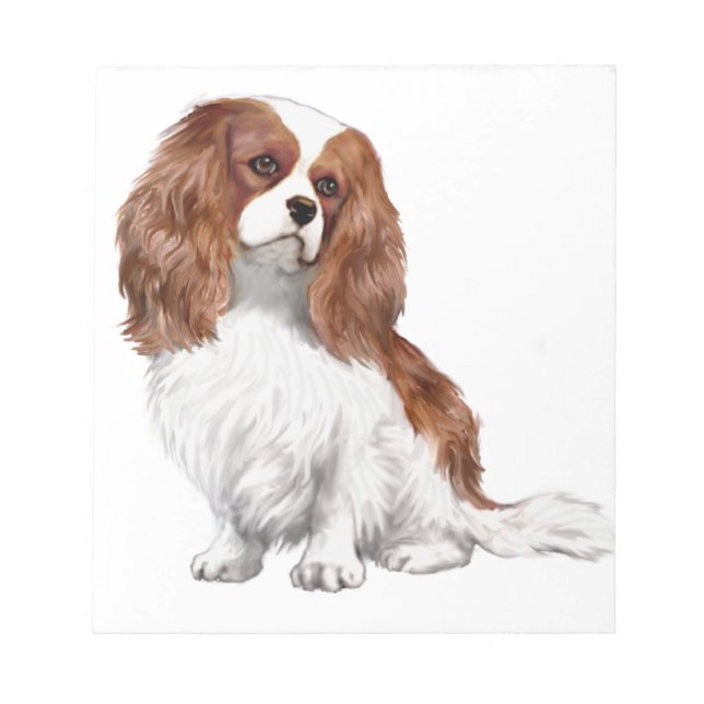 Bloco De Notas Cavalier King Charles Spaniel (Blenheim A) (Frente)