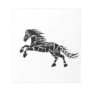 Bloco De Notas Cavallerone - cavalo preto