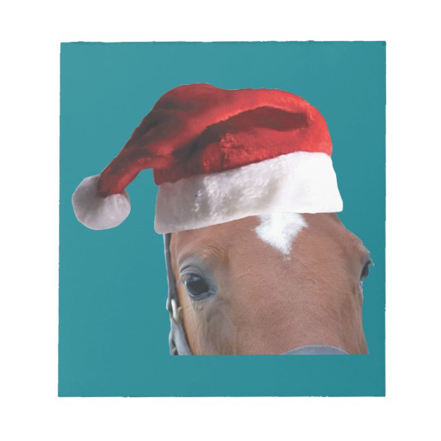 Bloco De Notas Cavalo de Natal (Frente)