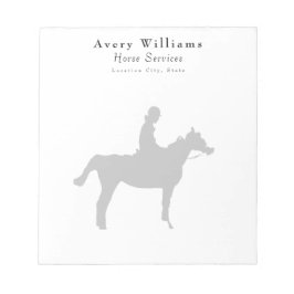 Bloco De Notas Cavalo Pro Pequeno