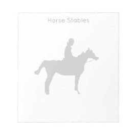 Bloco De Notas Cavalo Pro Pequeno