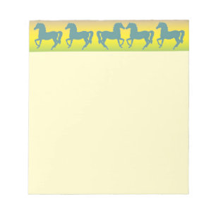 Bloco De Notas Cavalos