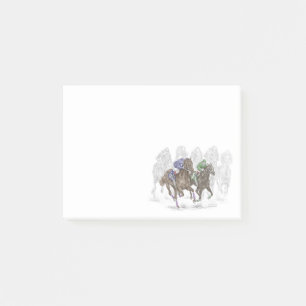 Bloco De Notas Cavalos de raça de galope