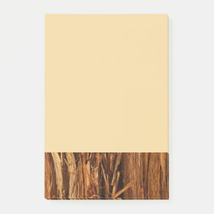 Bloco De Notas Cedar Textura de Latido de Madeira