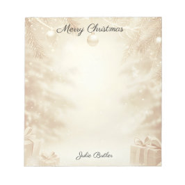 Bloco De Notas Celebração de Natal