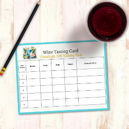 Bloco De Notas Celebração Elegante de aniversário de 30 anos adiv