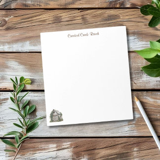 Bloco De Notas Celeiro Personalizado do Campo