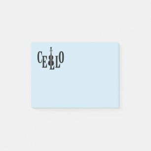 Bloco De Notas Cello Em Cello
